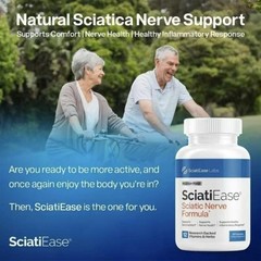 Nerve Health, Sciatic Nerve Support Supplement for Pain Relief & 120 Capsules