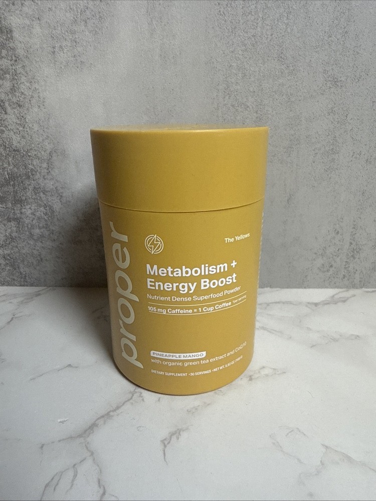 Proper Metabolism Energy Boost Exp 01/27