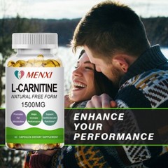 L-Carnitine Capsule – Fat Burner,Metabolism,Energy Booster,Muscle Gain 60 Pills