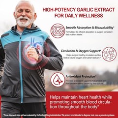 1 PACK AcentiaLabs Aged Garlic Extract, 300 Softgels, 7500mg | Heart & Immune