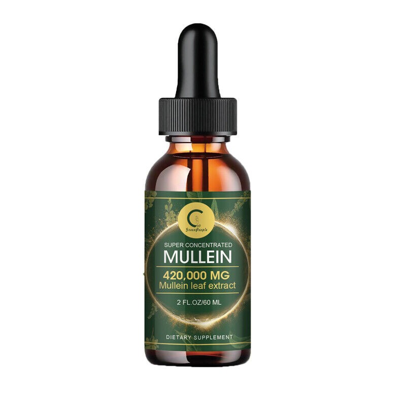 Super Concentrated Mullein Drops Powerful Lung Cleanse Respiratory Herbal Drop