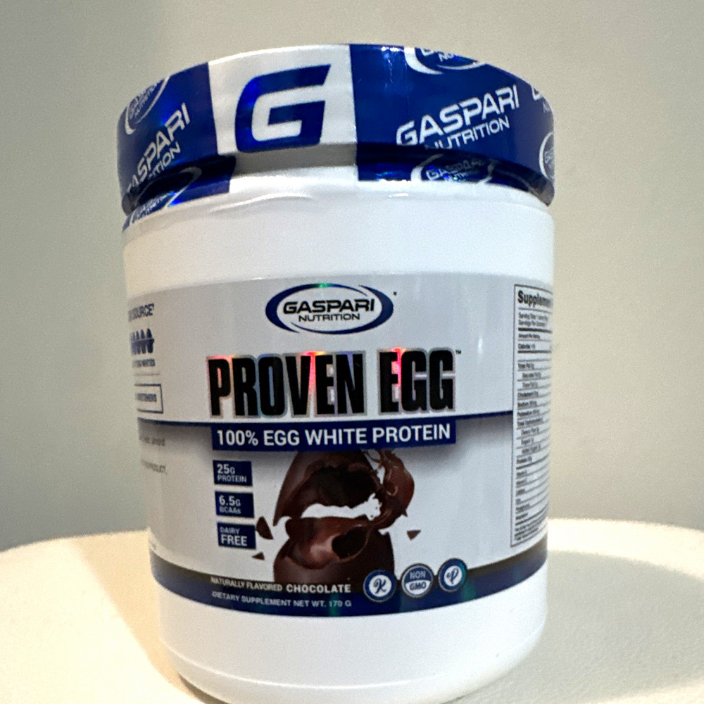 Gaspari Nutrition Proven Egg Egg White Protein Powder Chocolate 170g Dairy Free