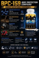 Body PC -159-Creatine Monohydrate, Bone & Joint Support, Muscle & Capsules 60 Ct