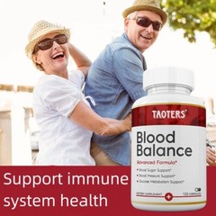 Blood Balance Advanced Formula Cholesterol Blood Sugar Lower Support Supplement