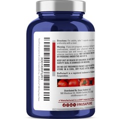 NusaPure Lycopene & Lutein Complex 60mg per caps 200 Veggie Capsules (Non-GMO)