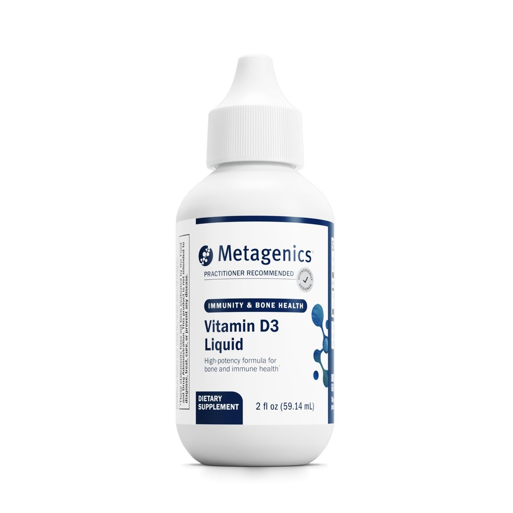 Metagenics Vitamin D3 Liquid Supplement – High Absorbency Easy to Swallow