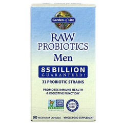 Garden of Life RAW Probiotics Men 90 Veggie Caps Gluten-Free, No Artificial