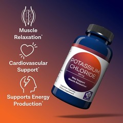MD Life Potassium Chloride Supplement – Third Party Lab Tested – 99Mg 90 Count –