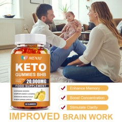 Keto BHB 20000 MG Gummies Best Weight Loss Fat Burner Carb Blocker Diet 60 Pills