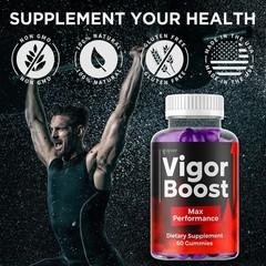 (1 Pack) Vigor Boost Gummys Advanced Male Support Formula VigorBoost 60 Gummies