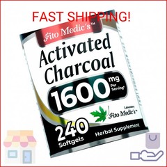 FITO MEDIC’S Lab | Activated Charcoal | 240 caps | Activated Charcoal Pills