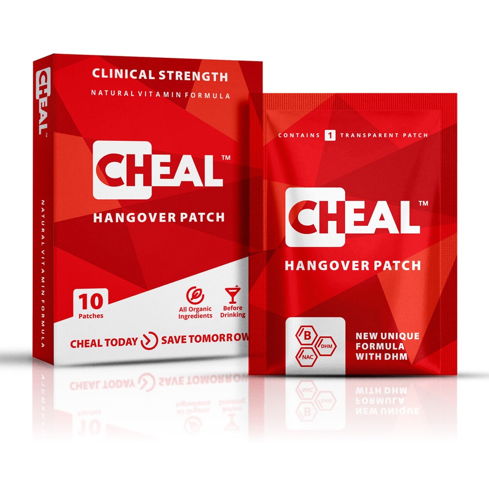 Cheal Hangover Patch Organic All Natural Vitamins – Fast Shipping!