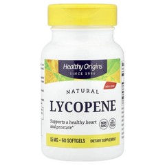 Natural Lycopene, 15 mg, 60 Softgels