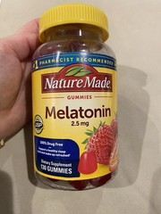 Nature Made Melatonin Gummies, Strawberry, 2.5mg, 130 count