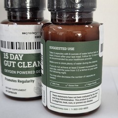 TWO PACK – 15 Day Gut Cleanse Detox For Women and Men – Vegan, Non-GMO
