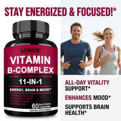 Methylated B Complex – Supports Energy, Mood & Nerve Health – 60 Capsules