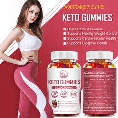 Keto Gummies + L-Carnitine – Strong Fat Burner Weight Loss – Fat Burner Ketone