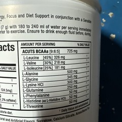 ALLMAX Nutrition A:CUTS, Amino Charged Energy Drink, Arctic Orange, 210g