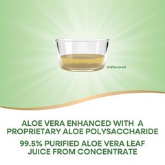 Aloe Vera Leaf Juice from Concentrate, Unflavored, 1 LITER