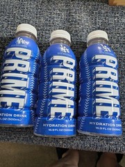 PRIME Blue Chill Hydration Electrolyte Drink 16.9 fl oz (500 mL) Lot of 3