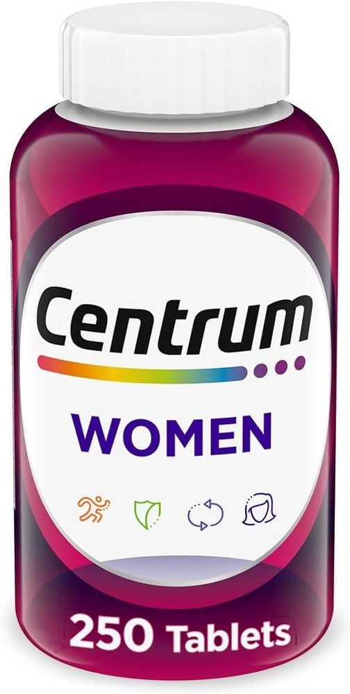 Centrum Multivitamin for Women, Multimineral Supplement 250 Count (Pack of 1)
