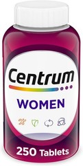 Centrum Multivitamin for Women, Multimineral Supplement 250 Count (Pack of 1)
