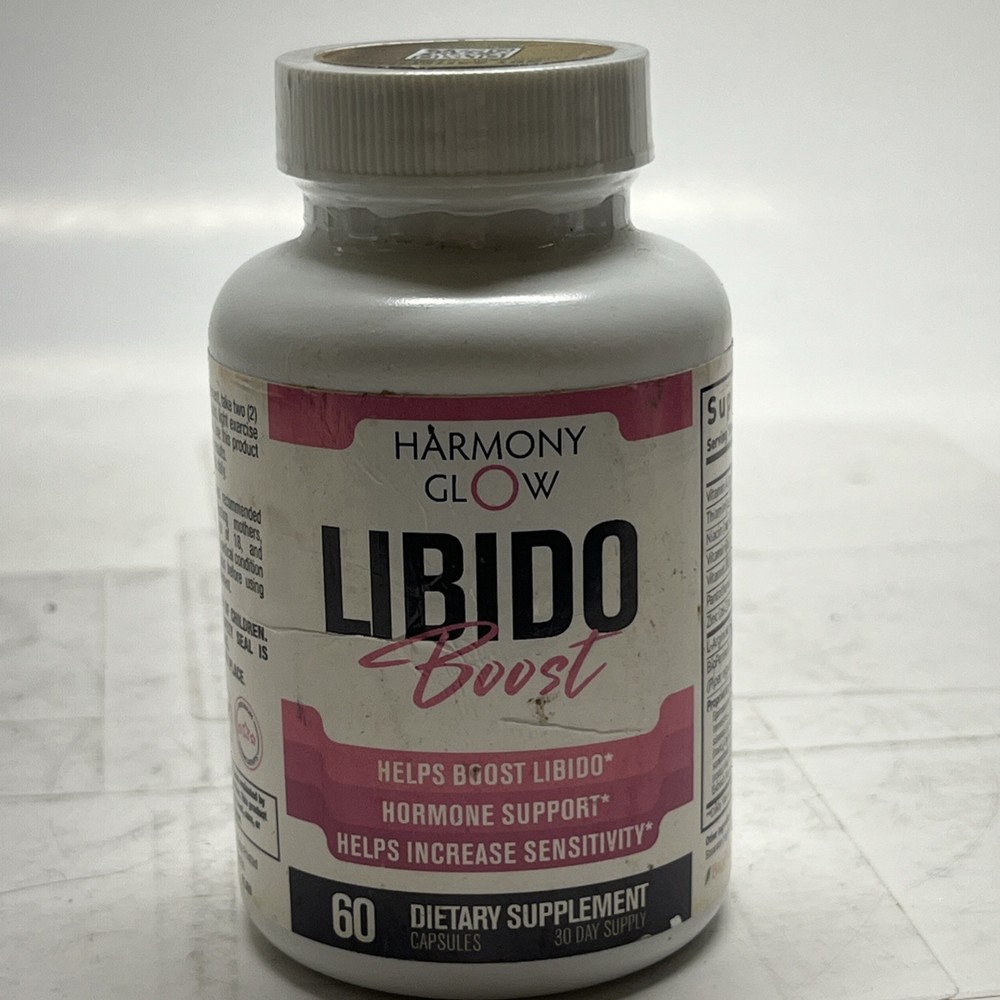 Harmony Glow LIBIDO BOOST Passion Aphrodisiac Support Adult Women 60ct Exp2028