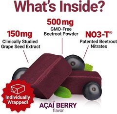 Total Beets Blood Pressure Support Chewables – Heart-Healthy Energy & Circula…