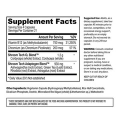 ONNIT Shroom Tech Sport Pre-Workout Energy Support Capsules 84 Ct 09/26