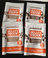Bulletproof High Protein Enhanced Coffee 4 pack Original+ MOCHA 12g Whey Protein