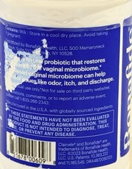 Bonafide Clairvee Probiotic Microbiome Odor Itching Discharge 15 Capsules. 11/26