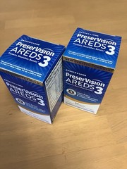 2 Pk. Bausch+Lomb PreserVision AREDS 3 Eye Vitamin Soft Gels 180ct. Total