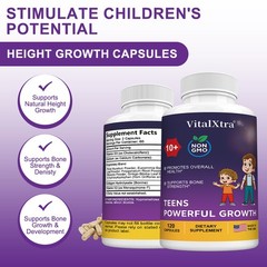 Premium Bone Strength Formula, Enhanced Immunity And Overall Health For Age 10+