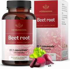 Beet Root Extract 21:1 – 1300Mg per Serving = 27,300Mg Beet Root Powder with Bla