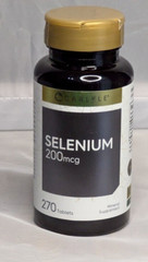 Vitamins Carlyle Selenium 200 mcg 270 Tablets Expiration 02/2025 Vegetarian