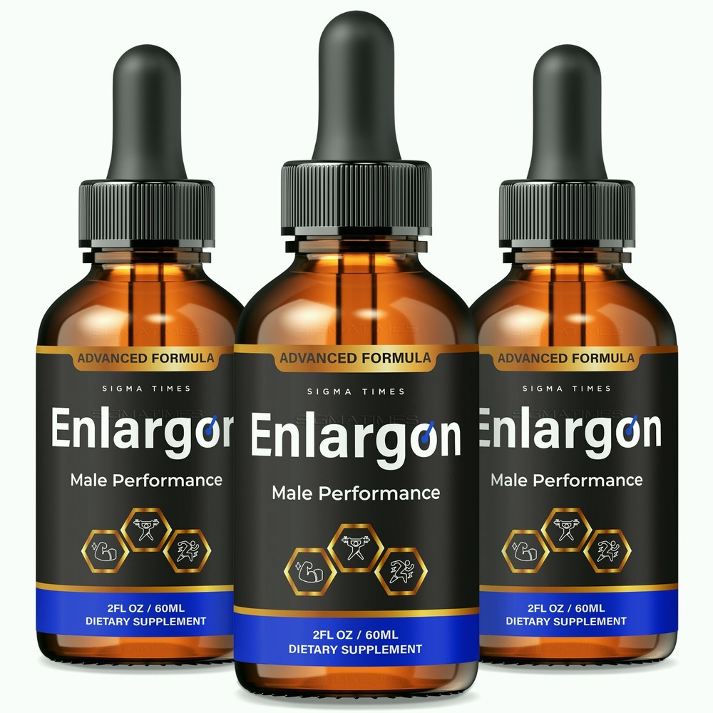 Enlargon Drops for Men – Premium Liquid Support for Male Health – 3 Pack