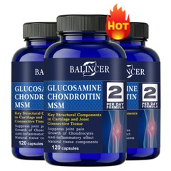 Triple Strength 1500 mg Glucosamine Chondroitin & MSM , Bones, Joint Support