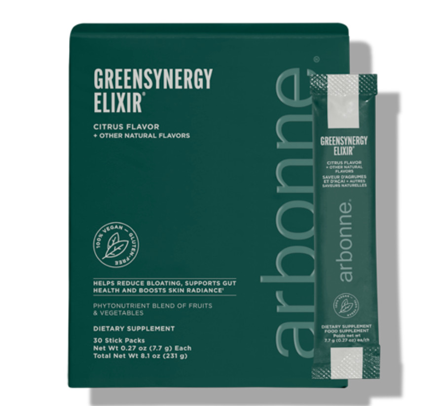 NEW BOX – Arbonne – GreenSynergy Elixir® – Citrus Flavor