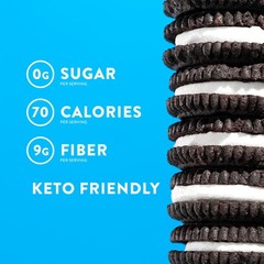 HighKey Sugar Free Keto Sandwich Cookies, Gluten Free, 30 Count