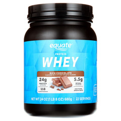 Whey Protein Powder, Rich Chocolate, 24 Oz