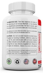 Parasite Killer ANTIPARASITE COMPLEX Natural Gut Health Support 6 Bottle USA
