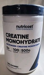 Nutricost – Creatine Monohydrate – 5g – 100 Servings – EXP: 1/27