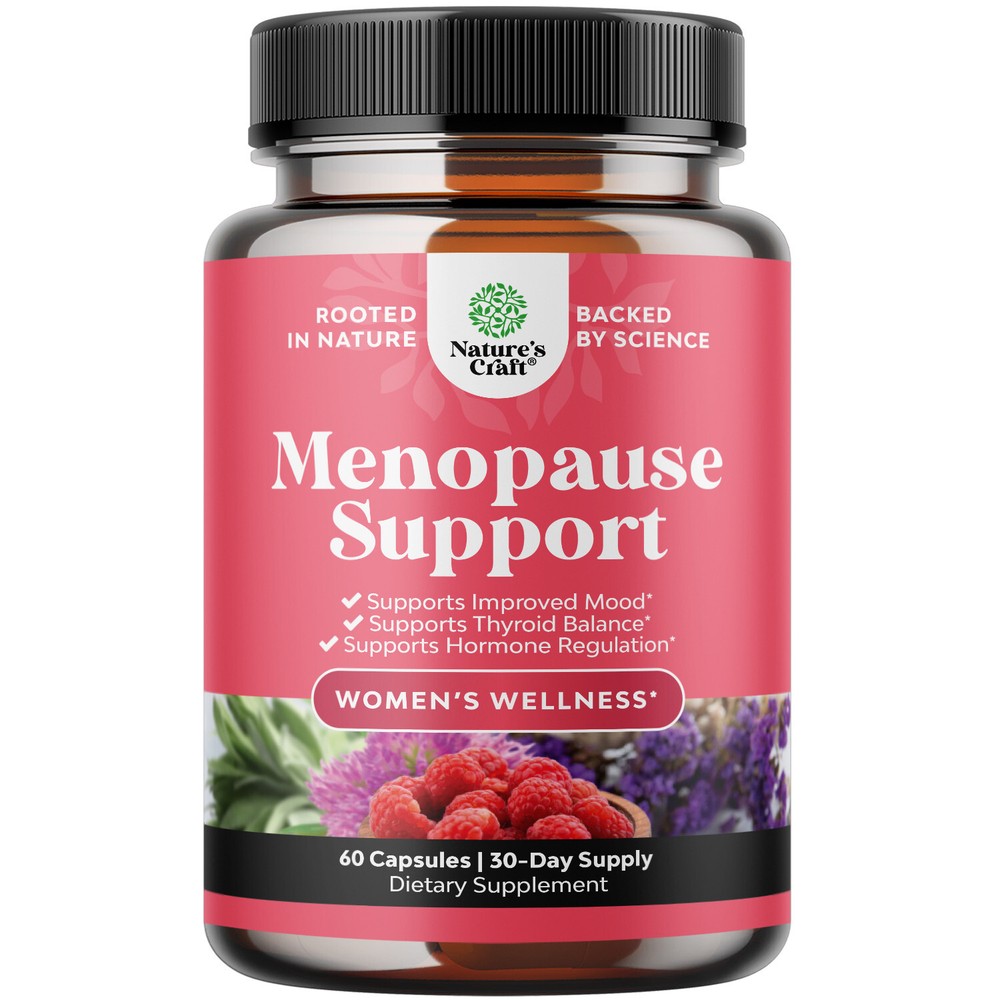 Complete Herbal Menopause Supplement for Women – 30 Servings