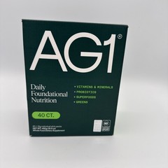 AG1 Greens 40 CT Daily Foundational Nutrition Packet Sealed Box *EXP 02/26*