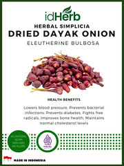 [idHerb] 50-400 Gram Dried Dayak Onion Eleutherine Bulbosa Organic WildCrafted