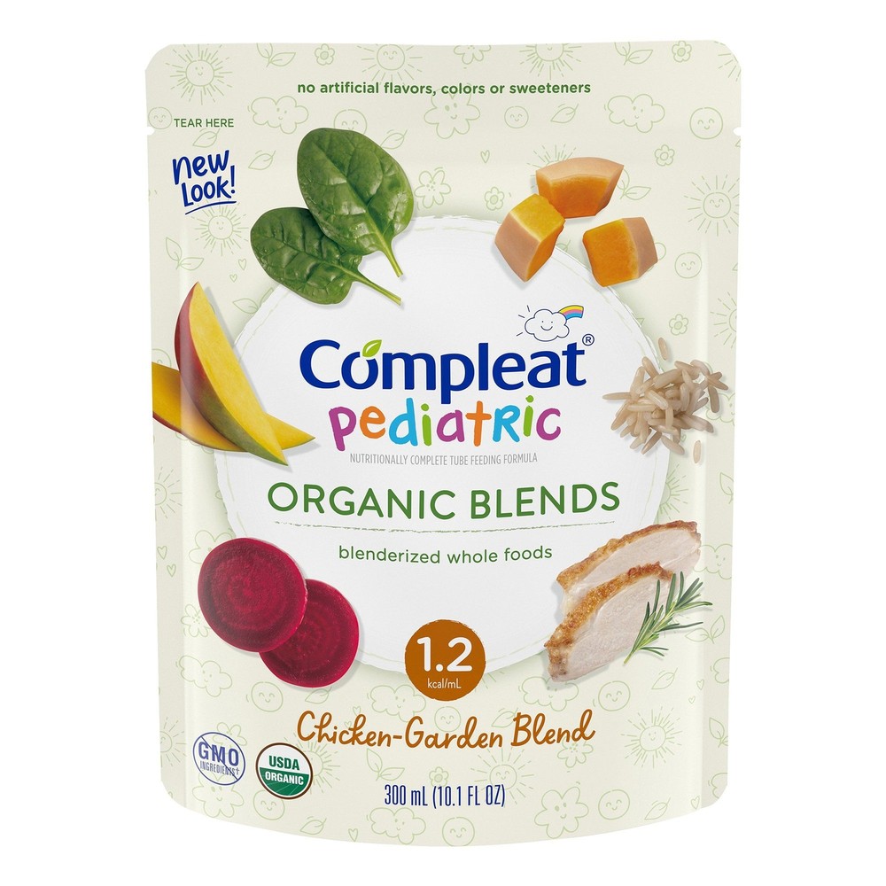 Compleat Pediatric Organic Blends Chicken-Garden Oral Supplement, 10.1-ounce