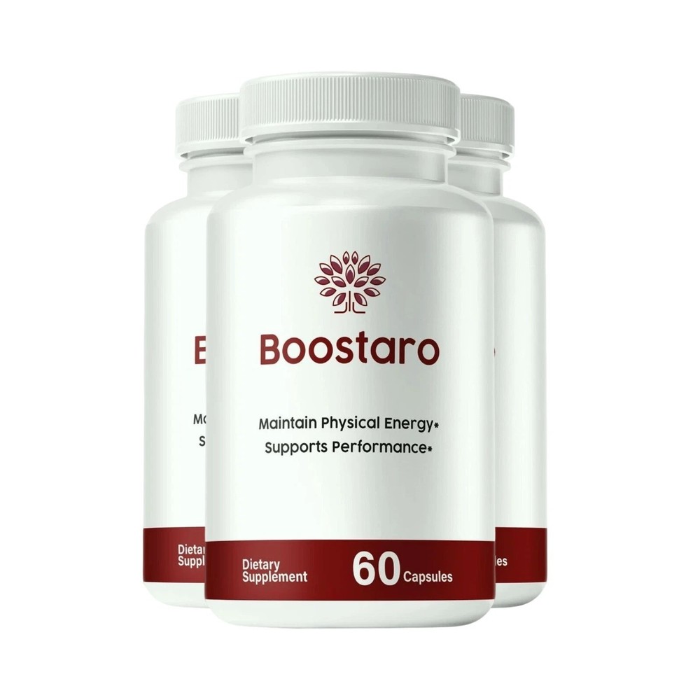3-Pack Boostaro Capsules, Boostaro Male Pills, Boostaro Supplement -300 Capsules