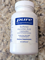 Pure Encapsulations Buffered Ascorbic Acid 90 capsules exp: 07/2028