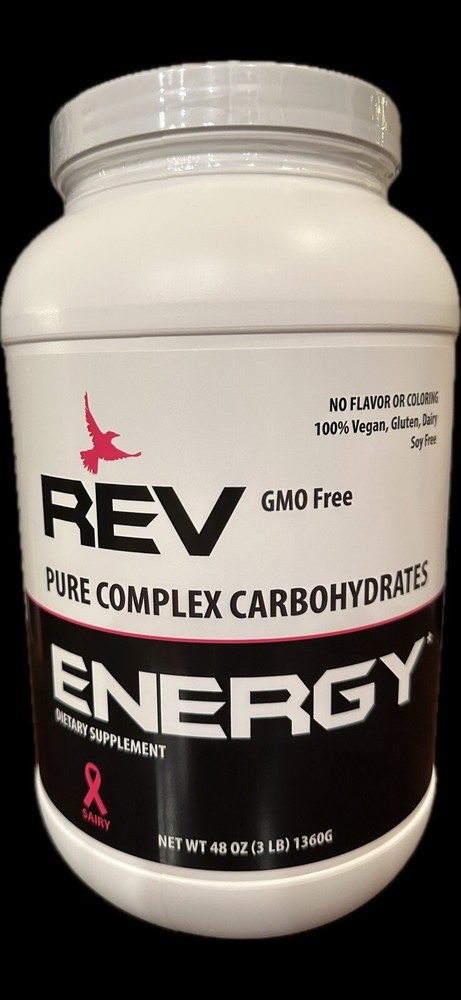 REV Energy Carbohydrate Fuel – endurance sports nutrition – compare to Carbo Pro