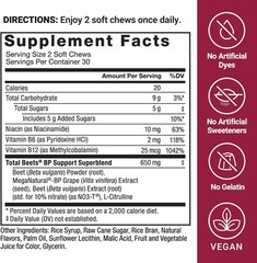 Force Factor Total Beets Blood Pressure Support 60 Count (Pack of 1)